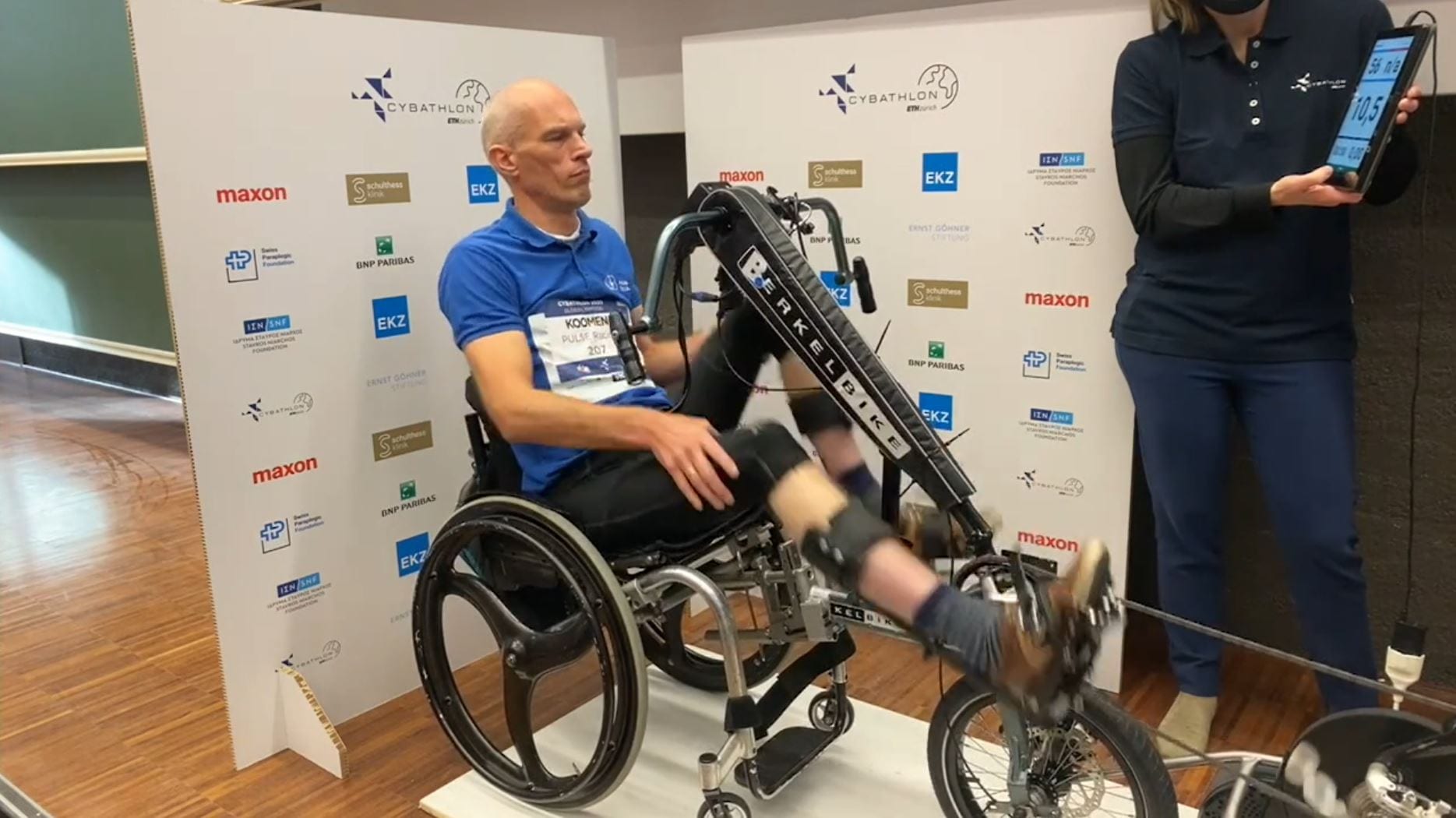 #CYBATHLON2020GlobalEdition winners of the functional electrical stimulation bike race (with interview)