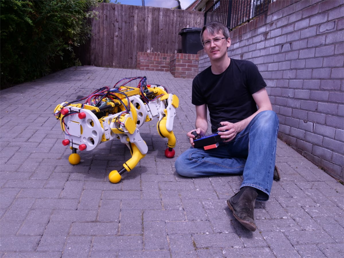 James Bruton focus series #1: openDog, Mini Robot Dog & openDog V2