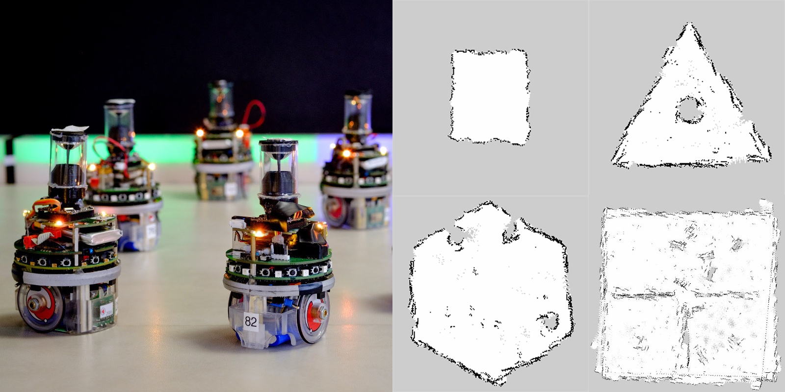 Towards mapping unknown environments with a robot swarm