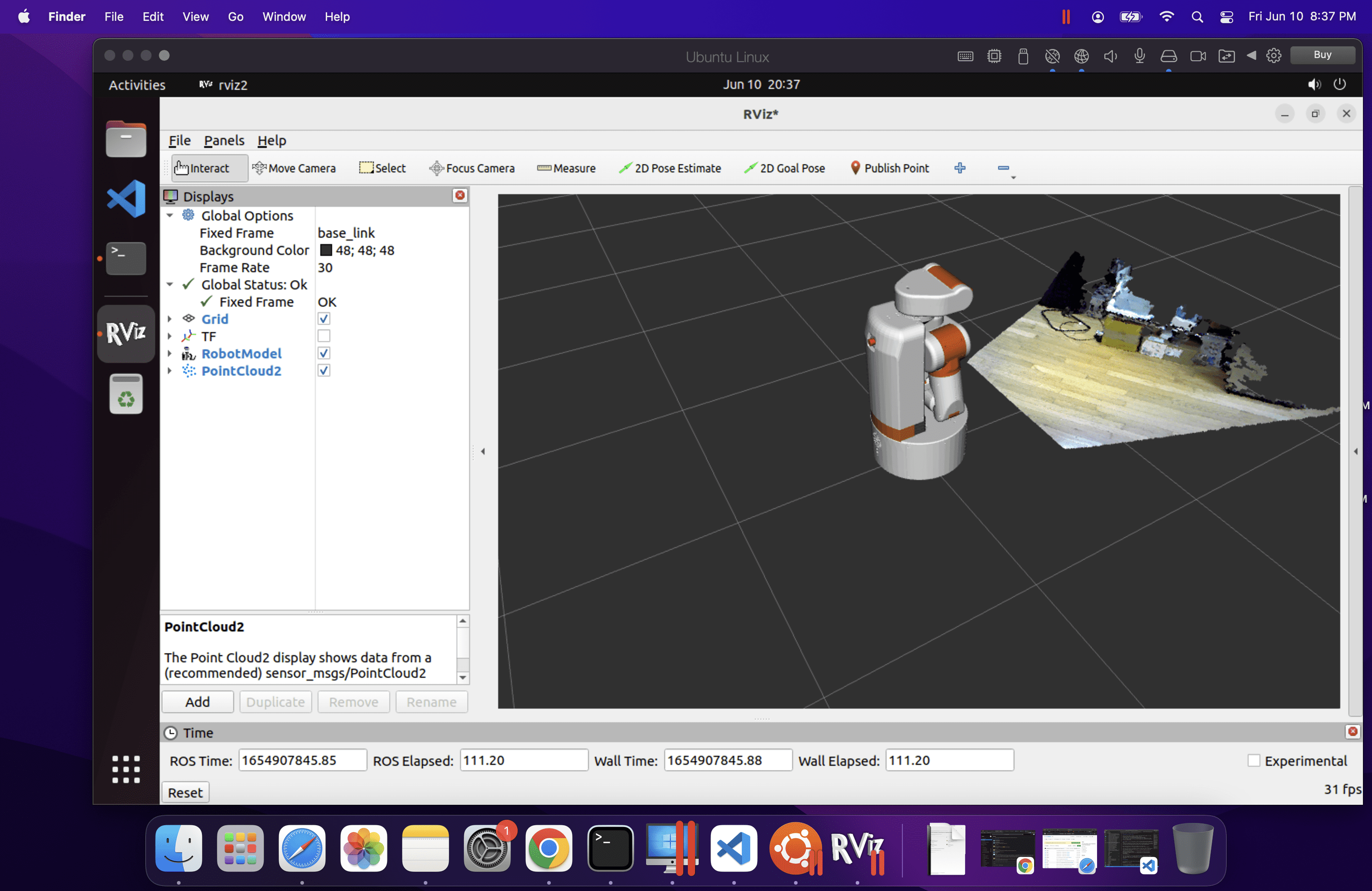 UBR-1 on ROS2 Humble